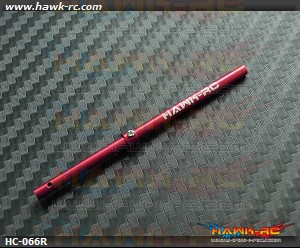 Hawk Creation CNC Alu Solid 3mm Main Shaft For mCP X/V2 (Red)